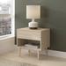 AllModern Indra 1 - Drawer Solid Wood Nightstand Wood in White | 22 H x 22.75 W x 15.75 D in | Wayfair B9CC32F07C8A4F54A63B03DA7B7AE0D3