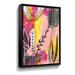 Winston Porter Spring in Pink - Painting on Canvas in Gray/Pink/Yellow | 18 H x 12 W x 2 D in | Wayfair 942C5678E2D74DDF9D342C79437895C5