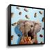 Winston Porter Feeling Nutty - Graphic Art on Canvas in Blue/Brown/Gray | 10 H x 10 W x 2 D in | Wayfair 632DFFC82E574FDC93E9D9C809C40236