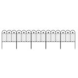 BKB365 3' x 10' ft. W Metal Fencing Metal in Black | 31.5 H x 120 W x 0.3 D in | Wayfair WFKF170141-01