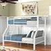 Viv + Rae™ Malakai Twin over Full Bunk Bed Metal in White | 65 H x 79.63 W x 57.13 D in | Wayfair D76D96A9CAE147DF9B76DE24D8FAF2C2