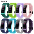 Bracelet de Sport en Silicone de remplacement souple coloré FIFATA pour Huawei bande 3 Bracelet