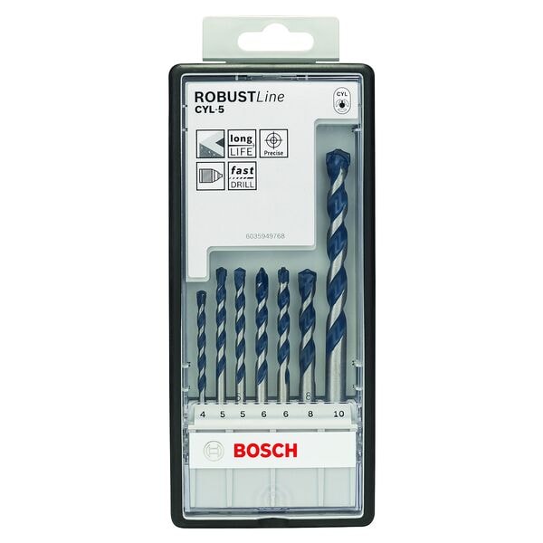 BOSCH 7-tlg. Betonbohrer-Set »CYL-5 Robust-Line« 4 - 10 mm Image