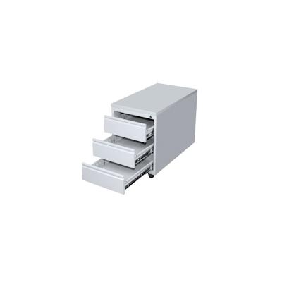 Lüllmann Büro Rollcontainer Bürocontainer mit 3 Schubladen Maße: 62x46x79cm RAL 7035 Lichtgrau Image