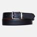 Nautica Men's Reversible Pebbled Belt True Black, 40W