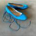 J. Crew Shoes | J. Crew Blue Suede Flats Size 11 | Color: Blue | Size: 11