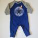 Converse One Pieces | Converse Baby Boy Romper 3 Mo Coverall Blue | Color: Blue/Gray | Size: 3mb