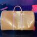 Louis Vuitton Bags | Louis Vuitton Vernis Boston Keepall Mercer Duffle | Color: Gold/Yellow | Size: Os