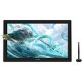 HUION Kamvas Pro 24 Graphics Drawing Tablet Monitor, 4K UHD 23.8 Inch Pen Display with 8192 Levels Battery-free Stylus, Mini KeyDial and 140% sRGB Compatible with Windows & Mac & Android & Linux