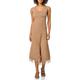 Pinko Women's Sprint Formal Dress, D28_Beige Safari, XL