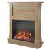 Steelside™ Thaddeus Electric Fireplace, Wood in Brown | 31.89 H x 31.65 W x 7.76 D in | Wayfair EA8BCE94D3914B289C3CBB801F3234F5