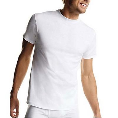 Hanes Men's Tagless Crew Neck Undershirt 6-Pack (Size XL) White, Cotton