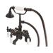 Randolph Morris Mason Hill Collection Clawfoot Tub Wall Mount Traditional Faucet with Handshower RMH-062-ORB