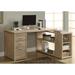 Monarch 7219 Natural Left Or Right Facing Corner Computer Desk