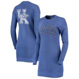 Women's Gameday Couture Royal Kentucky Wildcats 2-Hit Sweatshirt Mini Dress