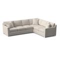 Gray/Blue Sectional - Braxton Culler Easton 2-Piece Upholstered Sectional Upholstery/Cotton | 38 H x 117 W x 94 D in | Wayfair