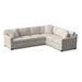 Blue/Brown Sectional - Braxton Culler Easton 2-Piece Upholstered Sectional Polyester/Upholstery | 38 H x 117 W x 94 D in | Wayfair
