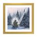 East Urban Home Christmas Tree by The Macneil Studio - Print Paper in Green/White | 24 H x 24 W x 1 D in | Wayfair 5225837ECB8546DD80B3D29A0E8C9968