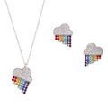 Kate Spade Jewelry | Kate Spade Into The Sky Rainbow Set | Color: Red/Silver | Size: Set