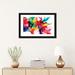 East Urban Home Jeweltone Prism II by Jennifer Goldberger - Print Paper in Black/Red/Yellow | 16 H x 24 W x 1 D in | Wayfair