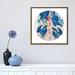 East Urban Home Blue Birds by JUURI - Painting Print Canvas in Blue/White | 18 H x 18 W x 1.5 D in | Wayfair CE5E634487E544F2BF16E3D595D7DC48