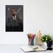 East Urban Home Malcolm X by Gordon Rowe - Print Canvas in Brown/Gray | 12 H x 8 W x 0.75 D in | Wayfair F091BAC1286647CE9578DD450CFD16EE