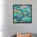 East Urban Home School of Fish by Estelle Grengs - Graphic Art Print Canvas, Wood in Green | 26 H x 26 W x 1.5 D in | Wayfair