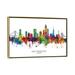 East Urban Home San Francisco California Skyline by Michael Tompsett - Graphic Art Print Canvas/ in Green/Orange/Red | Wayfair