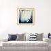 East Urban Home Blue Illusion II by Patricia Pinto - Painting Print Paper, Wood in Black/Brown/White | 24 H x 24 W x 1 D in | Wayfair