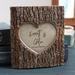 Personalization Mall Romantic Couple Personalized Resin Tree Sculpture - Unframed Textual Art in Brown | 9.25 H x 8.25 W x 1.25 D in | Wayfair