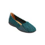 Wide Width Women's The Bethany Slip On Flat by Comfortview in Dark Hunter (Size 7 W)