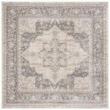 Gray/White 79 x 0.31 in Indoor Area Rug - Langley Street® Evart Oriental Cream/Gray Area Rug | 79 W x 0.31 D in | Wayfair