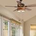 Trent Austin Design® Haddon 42"W LED 5-Blade Oil-Rubbed Bronze Lighted Ceiling Fan in Brown | 10.7 H x 11 W x 11 D in | Wayfair