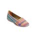 Women's The Bethany Flat by Comfortview in Grey Multi (Size 10 1/2 M)