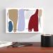 Wrought Studio™ Ceramic Vases IV by Melissa Wang - Wrapped Canvas Painting Canvas in Blue/Red | 8 H x 12 W x 1.25 D in | Wayfair