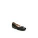 Wide Width Women's Impact Wedge Flat by LifeStride in Black (Size 10 W)