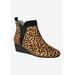 Women's Hemalia Bootie by J. Renee in Brown Black (Size 8 1/2 M)