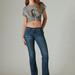 Lucky Brand Mid Rise Sweet Boot - Women's Pants Denim Bootcut Jeans in Agate, Size 28 x 32