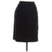 Liz Claiborne Career Casual Skirt: Black Solid Bottoms - Women's Size 10