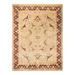 Overton Hand Knotted Wool Vintage Inspired Traditional Mogul Ivory Area Rug - 9' 2" x 12' 1"