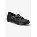 Wide Width Women's Wise Flats by Easy Street in Black (Size 9 1/2 W)