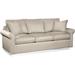 Braxton Culler Park Lane 81" Rolled Arm Sofa w/ Reversible Cushions in White/Brown | 36 H x 81 W x 37 D in | Wayfair 759-011/0805-91/FROSTWHITE