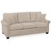 Braxton Culler Park Lane 55" Rolled Arm Sofa Bed w/ Reversible Cushions in White/Black | 36 H x 81 W x 37 D in | Wayfair 759-015/INN/0865-91/BLACK