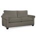 Braxton Culler Park Lane 73" Rolled Arm Loveseat w/ Reversible Cushions Other Performance Fabrics in Black | 36 H x 62 W x 38 D in | Wayfair