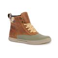 Xtratuf Leather Ankle Deck Boot Lace Shoe - Men's Cathay Spice/Burnt Olive/Duck Camo 9.5 LAL-700-ORG-095