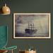 East Urban Home Ambesonne Nautical Wall Art w/ Frame, Old Pirate Ship In The Sea Historical Cruise Retro Voyage Grunge Style Art | Wayfair