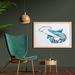 East Urban Home Ambesonne Abstract Wall Art w/ Frame, Hammer Head Shark Ornate Underwater Sea Oceanic Life Animals Marine Theme | Wayfair