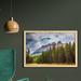 East Urban Home Ambesonne Landscape Wall Art w/ Frame, Rocky Mountains Majestic Look Canada Evergreen Aspen Trees Autumn Nature Outdoor | Wayfair