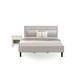 Andover Mills™ Fralick Upholstered Platform 2 Piece Bedroom Set Upholstered in Gray | King | Wayfair 3BF3898BFE2C42A6ACB73CDC76B106AB