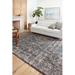 Orange 93 x 63 x 0.25 in Area Rug - Langley Street® Fiorillo Floral Navy/Area Rugs | 93 H x 63 W x 0.25 D in | Wayfair